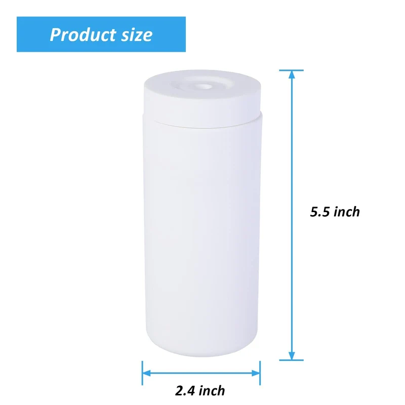 Garvee Set 2 Dispenser Ricaricabili per Sapone Liquido, Dosaggio Preciso, Plastica Robusta, Multiuso per Cucina e Bagno, Trasparente
