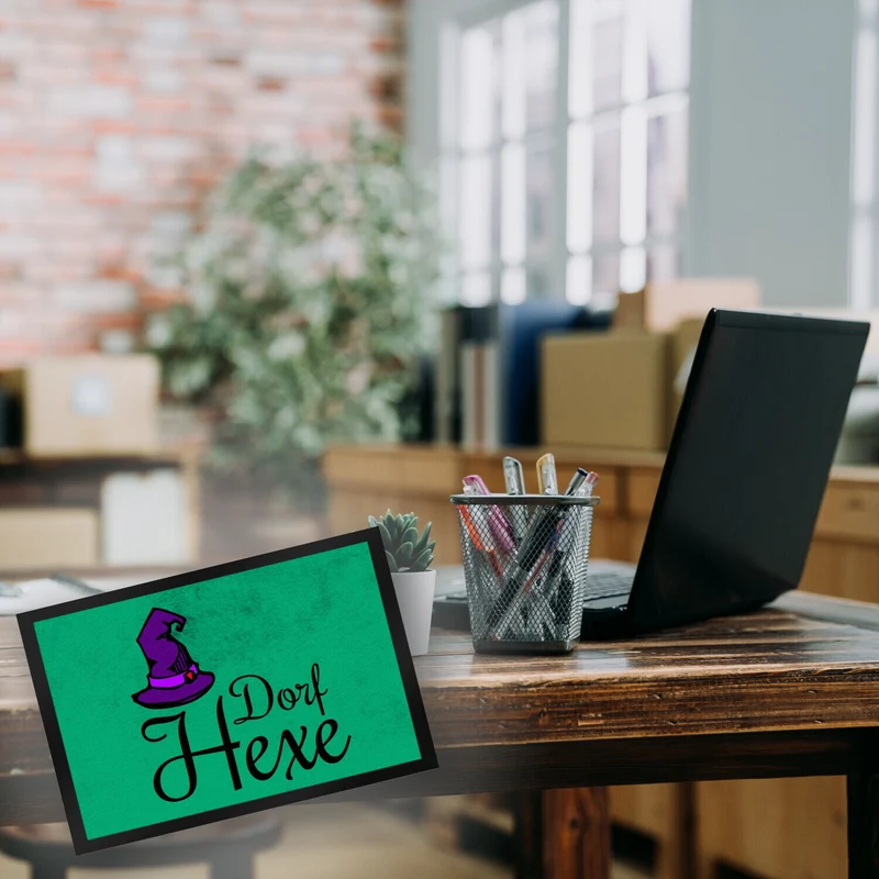 Dorfhexe Fußmatte für's Büro oder das heimische Hexenhaus