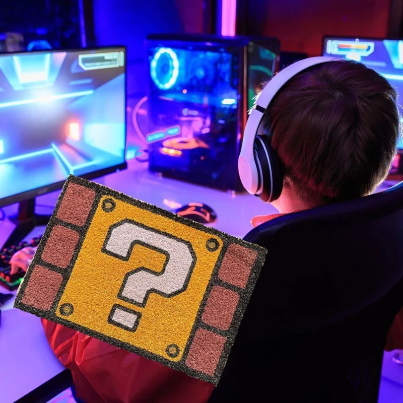 Super Mario Fragezeichen-Block Fußmatte