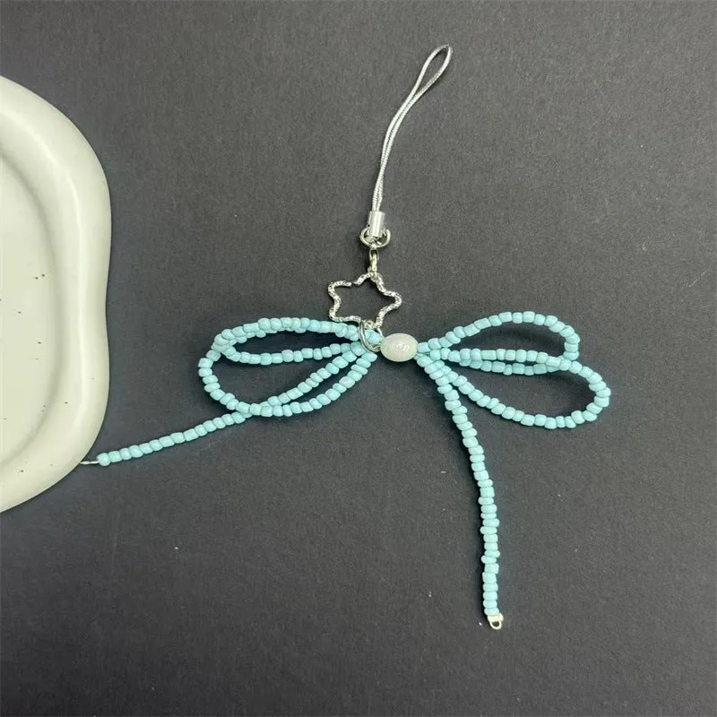 Decorative Beaded Bow Phone Charm Stornfield