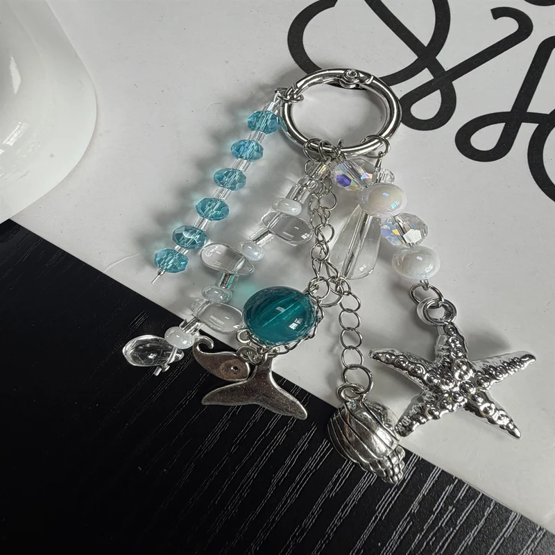 Decorative Beach-Themed Charm Keychain Stornfield