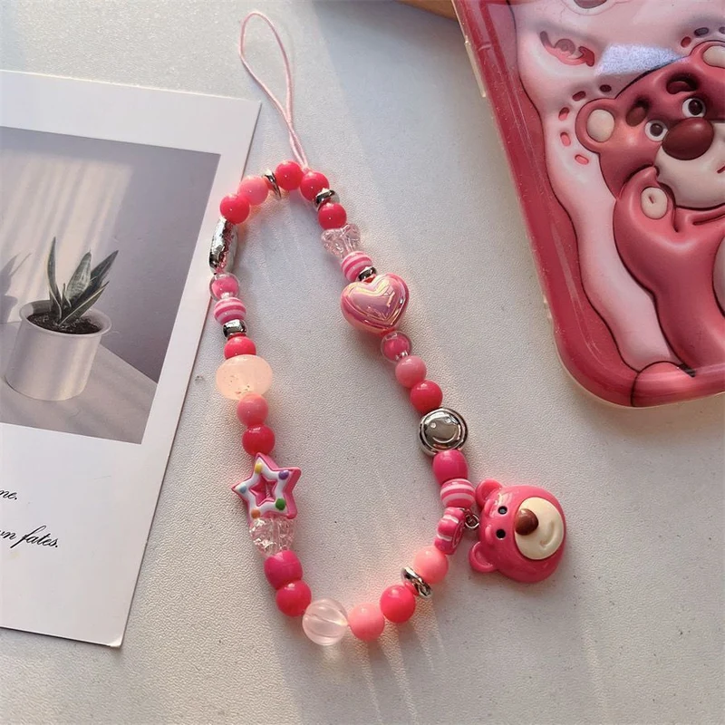 Cute Animal-Themed Beaded Phone Strap Stornfield