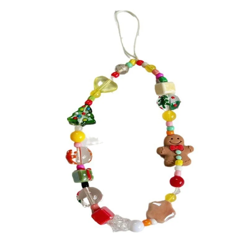Creative Holiday-Themed Beaded Phone Strap Stornfield