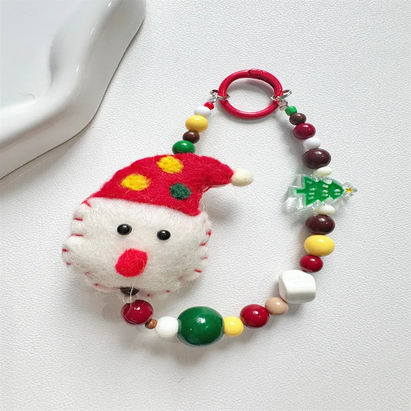 Creative Holiday-Themed Beaded Keychain Stornfield