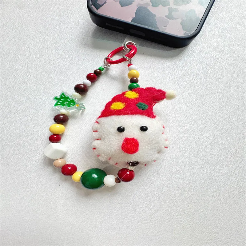 Creative Holiday-Themed Beaded Keychain Stornfield