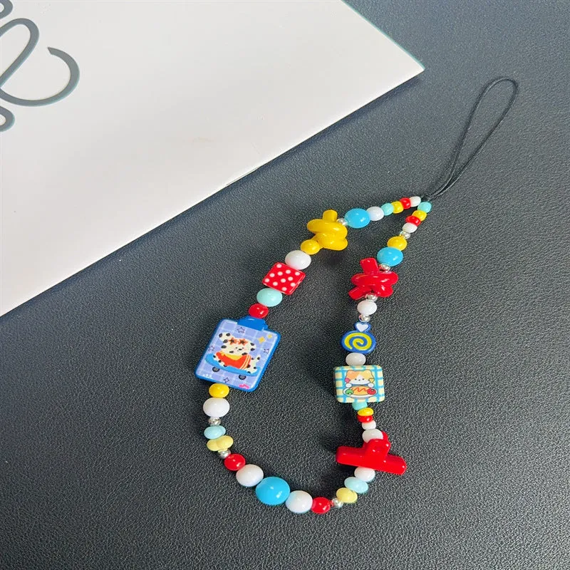 Colorful Themed Beaded Keychain Stornfield