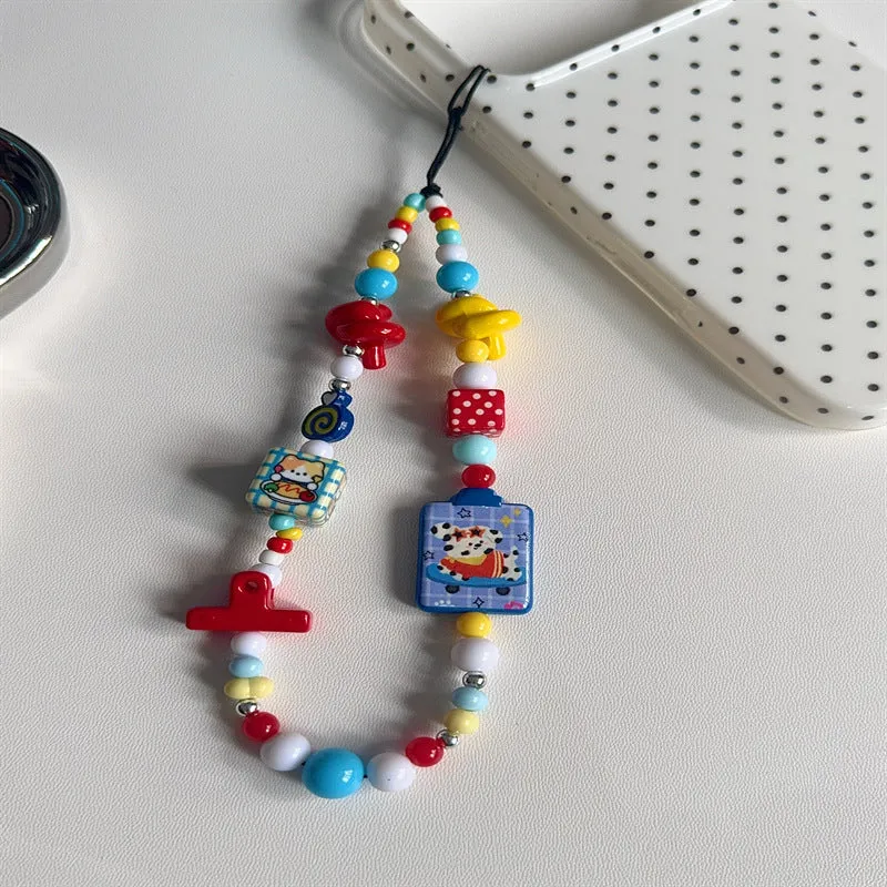 Colorful Themed Beaded Keychain Stornfield