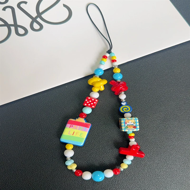 Colorful Themed Beaded Keychain Stornfield