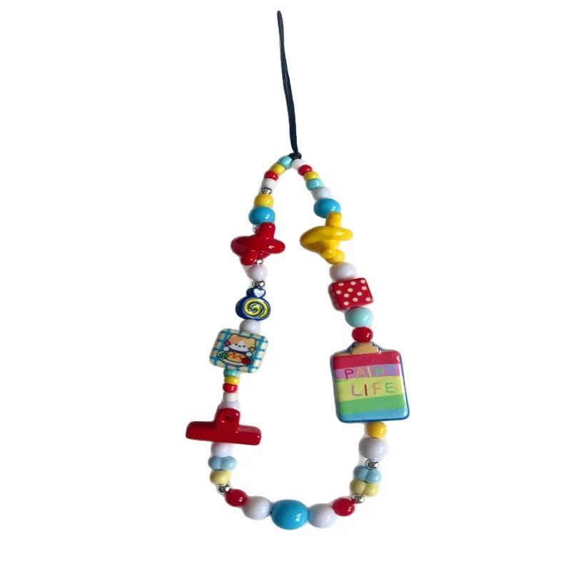 Colorful Themed Beaded Keychain Stornfield