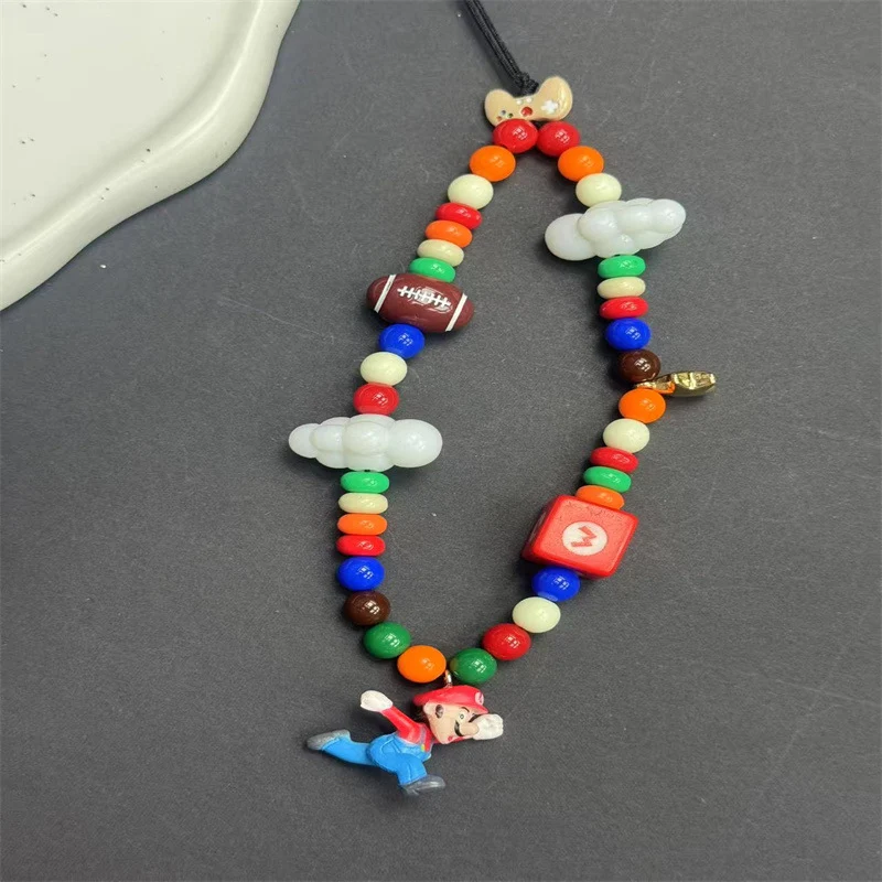 Colorful Character-Themed Beaded Lanyard Stornfield