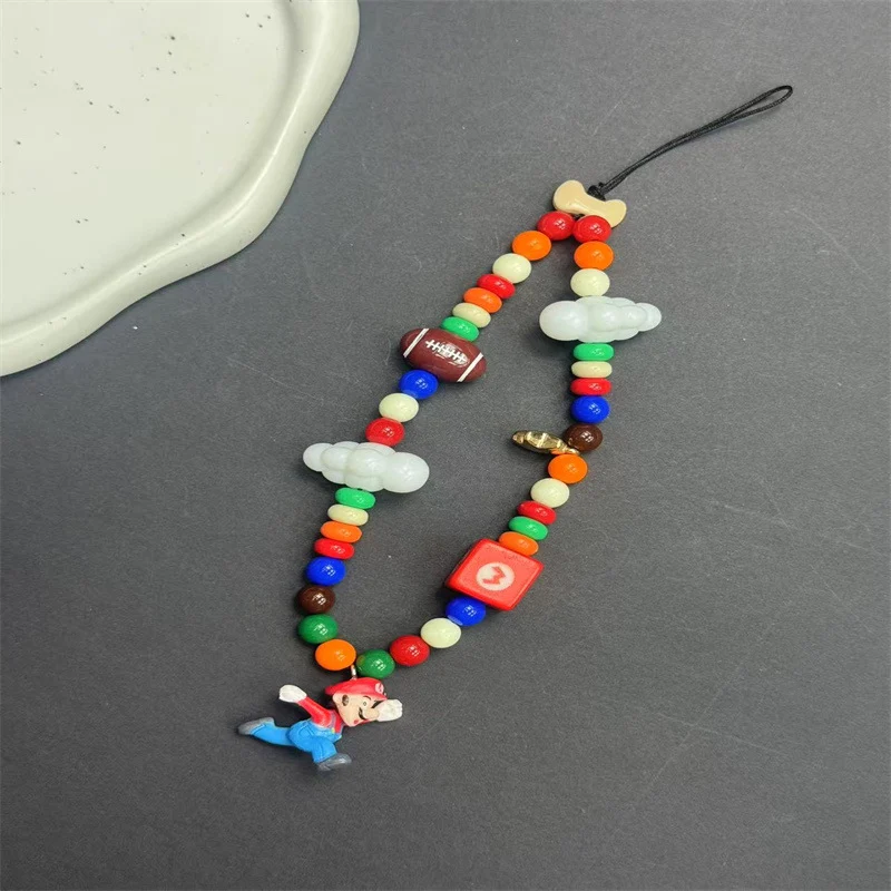 Colorful Character-Themed Beaded Lanyard Stornfield