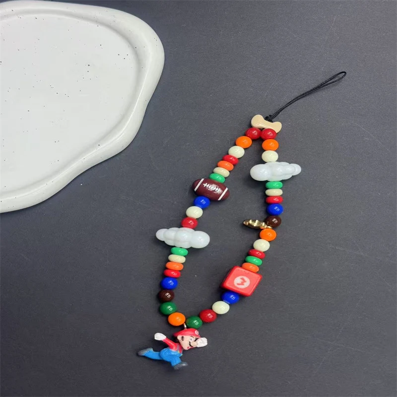 Colorful Character-Themed Beaded Lanyard Stornfield