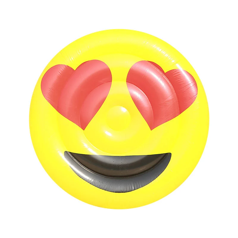 Kvinner Oppblåsbar Emoji Svømmering Luvikno