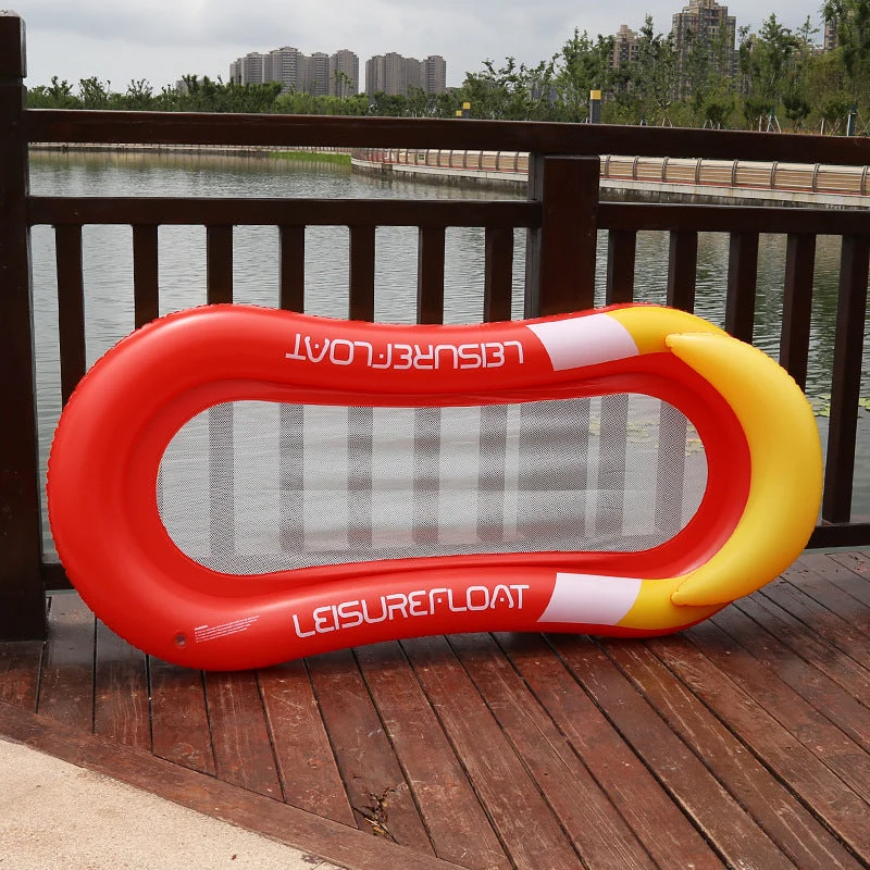 Kvinnemers Inflatable Relax Lounger med Grip Håndtak Luvikno