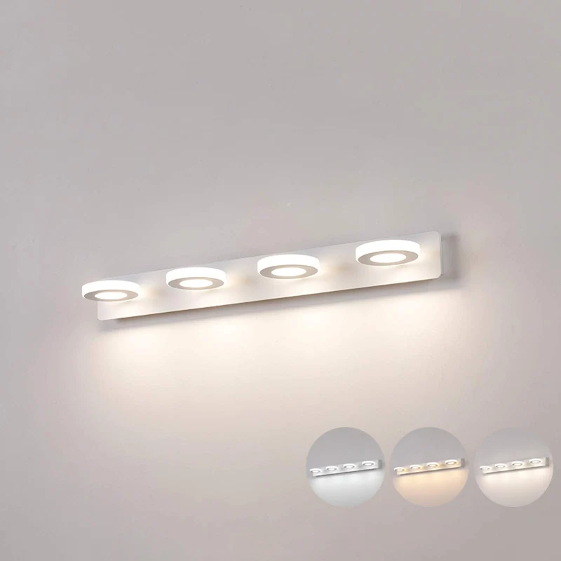 Luce per specchio a LED Garvee 12W 60 cm Bianco per bagno