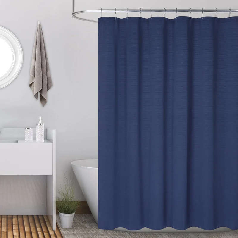 GARVEE Tessuto spesso idrorepellente robusto 72x72 pollici bagno blu navy