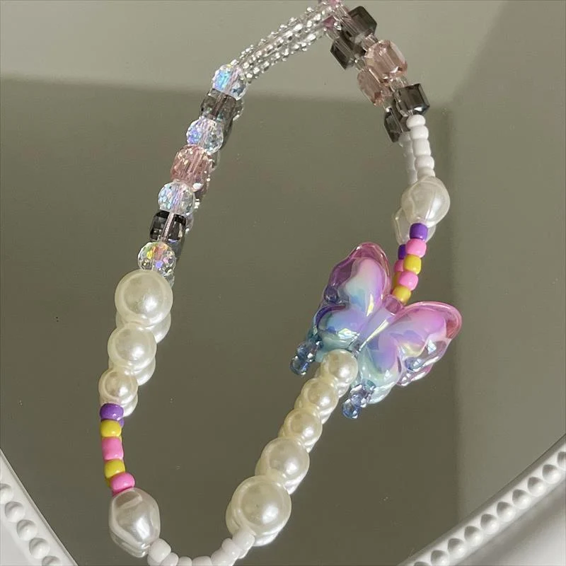 Beaded Butterfly Charm Bracelet Stornfield