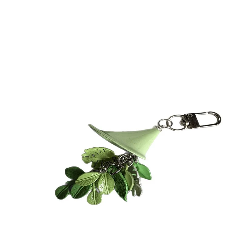 Artistic Plant-Inspired Keychain Stornfield