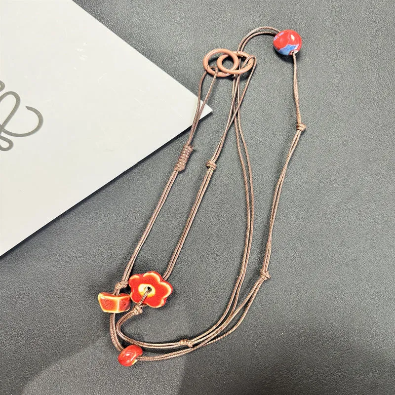 Artistic Floral Charm Necklace Stornfield