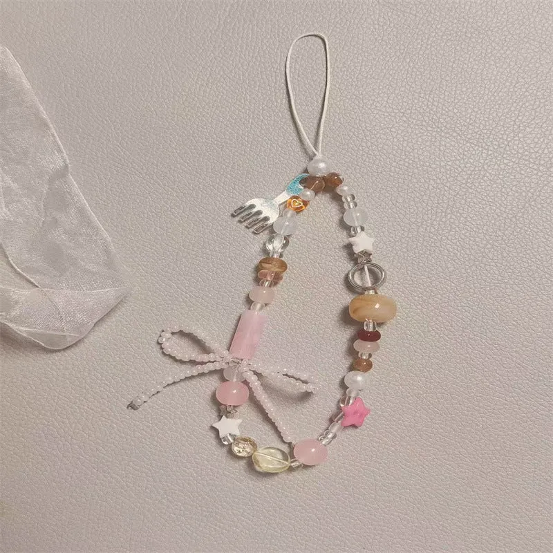 Artistic Beaded Charm Phone Strap Stornfield