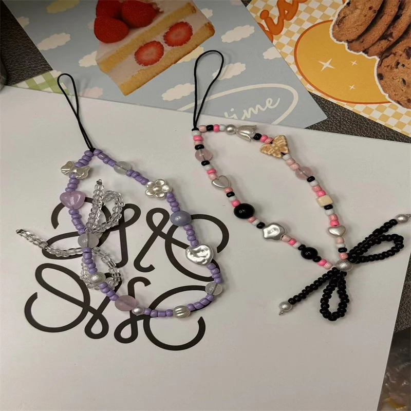 Artistic Beaded Charm Phone Lanyard Stornfield