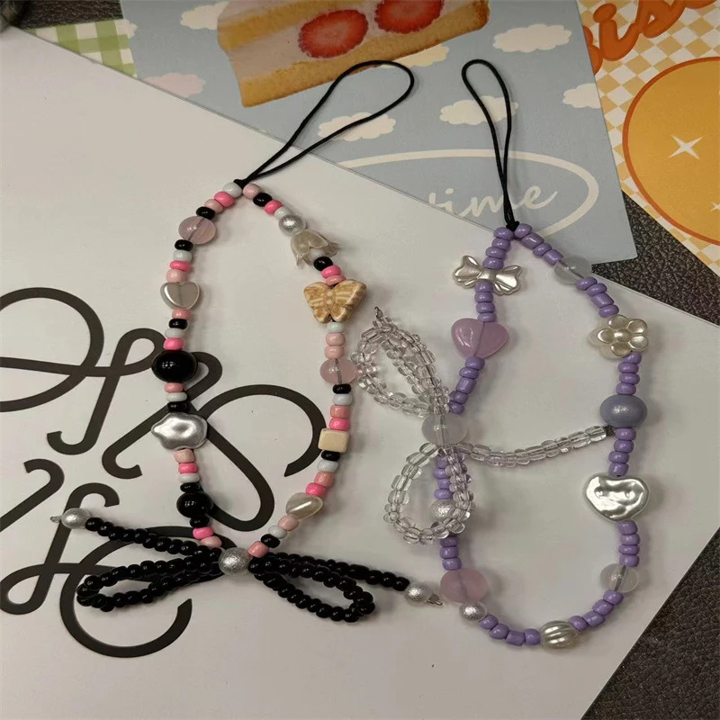 Artistic Beaded Charm Phone Lanyard Stornfield