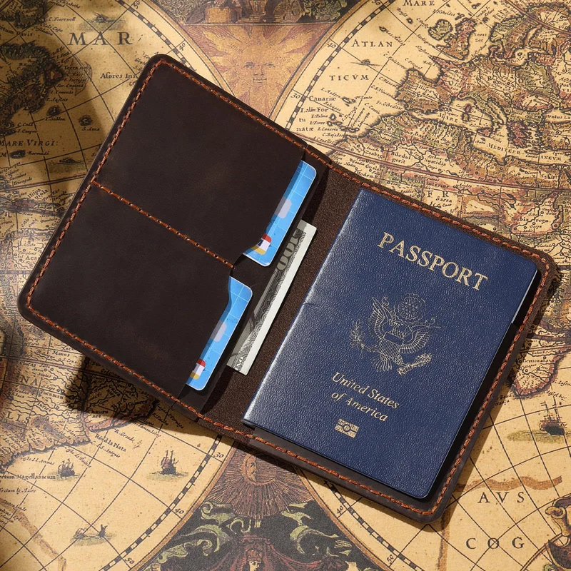 Leather Passport Holder Stornfield