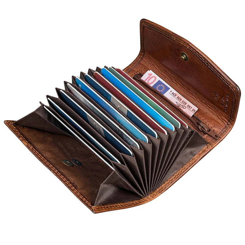 Accordion Style Leather Organizer Wallet Stornfield