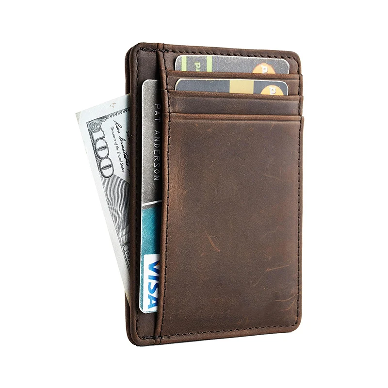Vintage-Inspired Leather Cardholder Stornfield