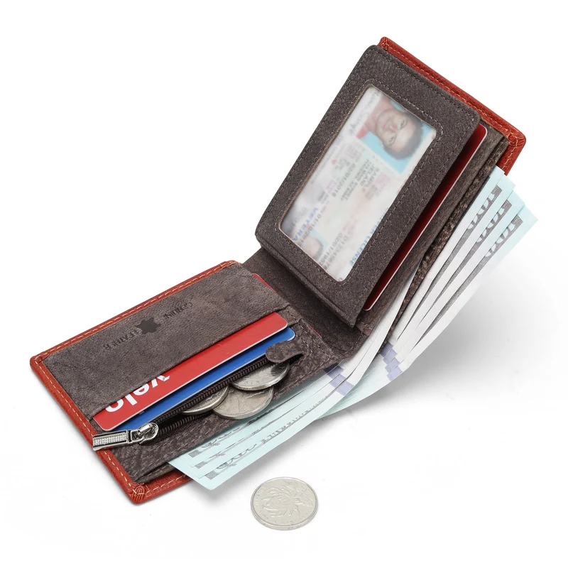 Vintage Embossed Leather Wallet Stornfield