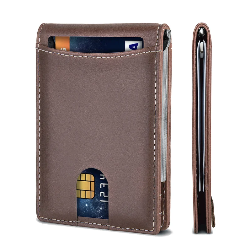 Ultra-Slim RFID-Blocking Leather Cardholder Stornfield
