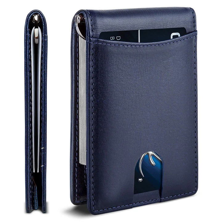 Ultra-Slim RFID-Blocking Leather Cardholder Stornfield