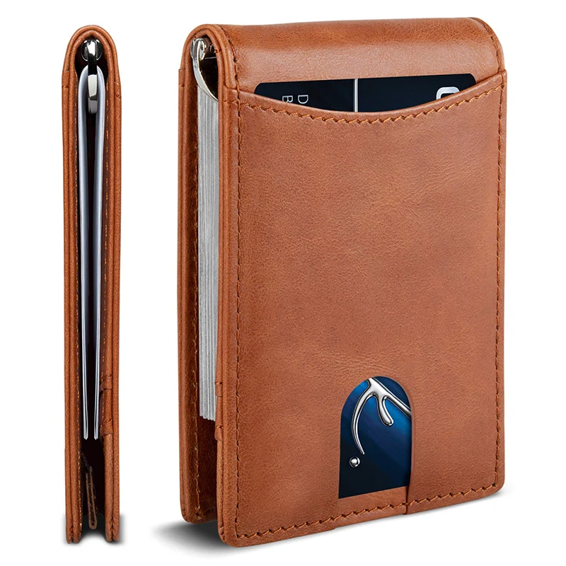 Ultra-Slim RFID-Blocking Leather Cardholder Stornfield