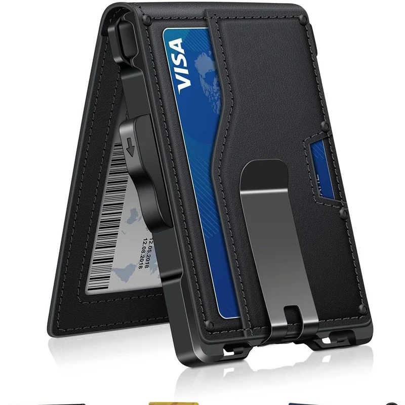 Ultra-Slim RFID-Blocking Cardholder Wallet Stornfield