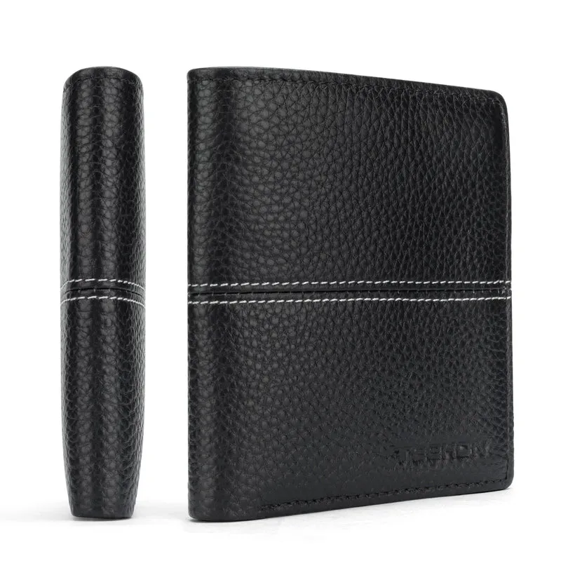 Textured Premium Leather Wallet Stornfield