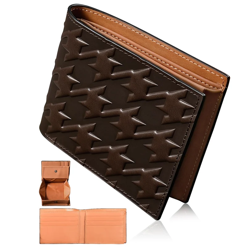 Textured Double-Sided Leather Wallet Stornfield