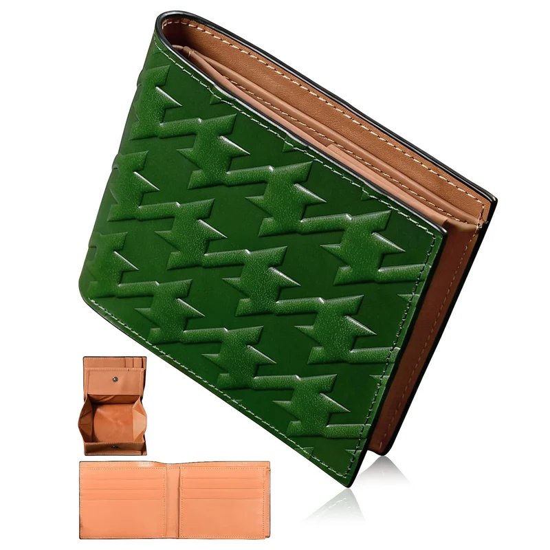 Textured Double-Sided Leather Wallet Stornfield