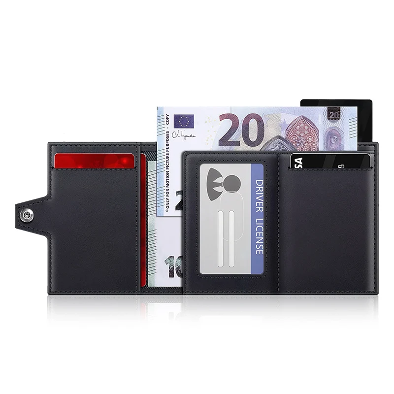 Stylish RFID-Blocking Leather Cardholder Stornfield