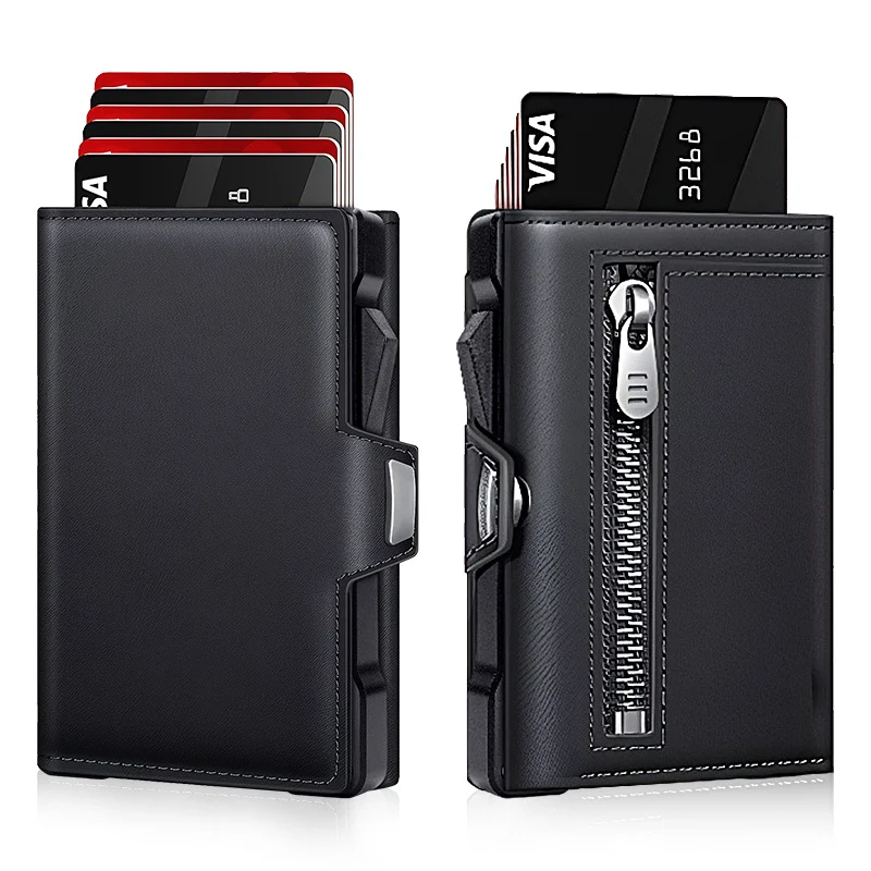 Stylish RFID-Blocking Leather Cardholder Stornfield