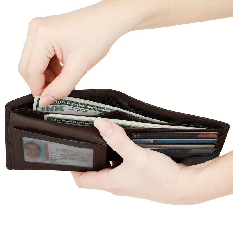 Spacious Multi-Card Leather Wallet Stornfield