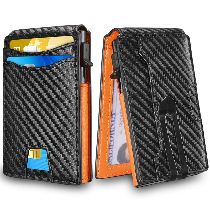 Slim RFID-Blocking Carbon Fiber Cardholder Stornfield