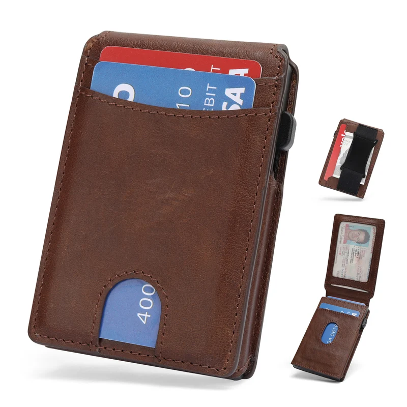 Slim Multi-Function Leather Cardholder Stornfield