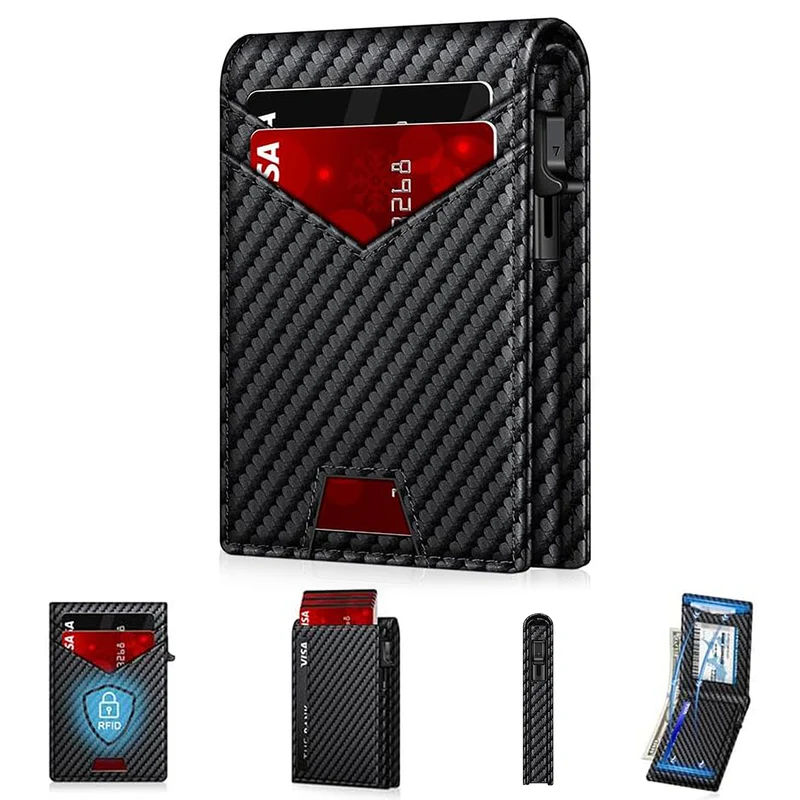 Slim Multi-Card Carbon Fiber Wallet Stornfield