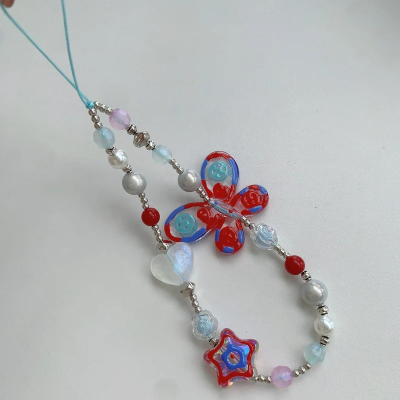 Perlen-Schmetterling- und Sternenaccessoire Karnz