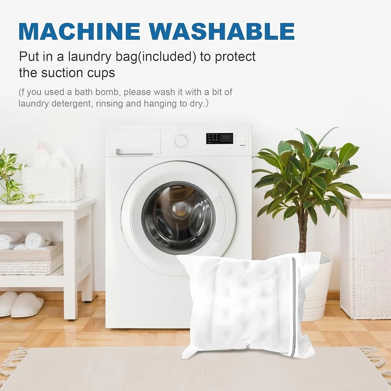Badewannenkissen mit Nackenstütze – Ergonomisches Badepolster mit Armlehnen für Badewanne, Spa & Entspannung