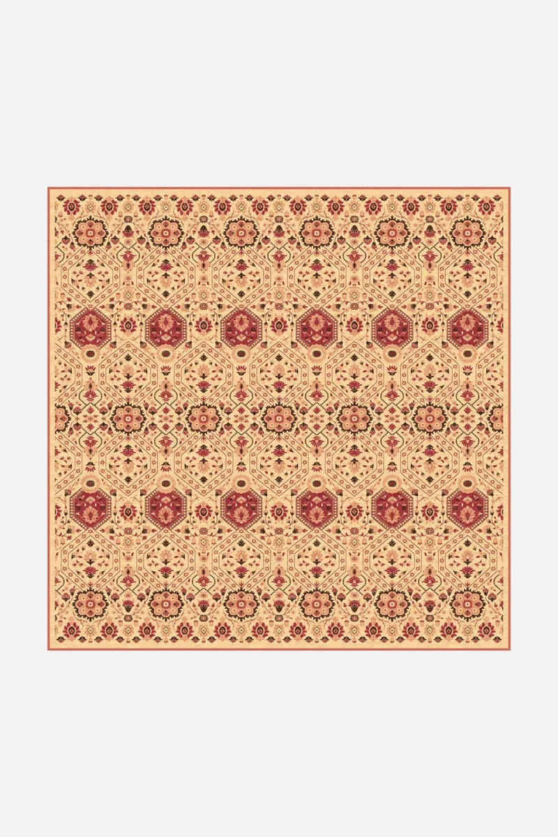 Hangi Orange Teppich