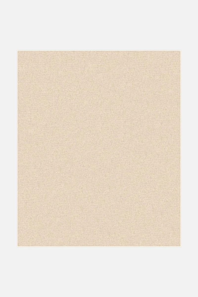 Jute-Haptik Mono Creme Teppich