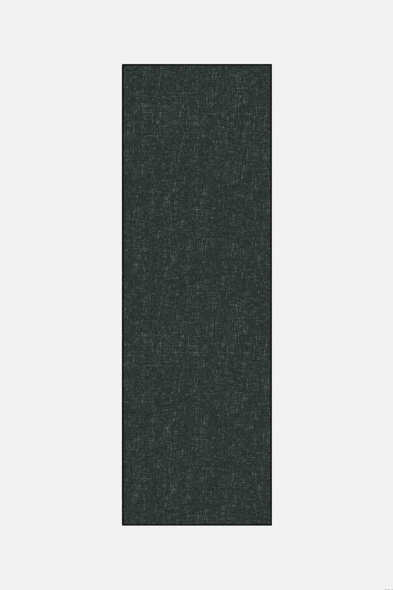Jute-Haptik Mono Obsidian Teppich
