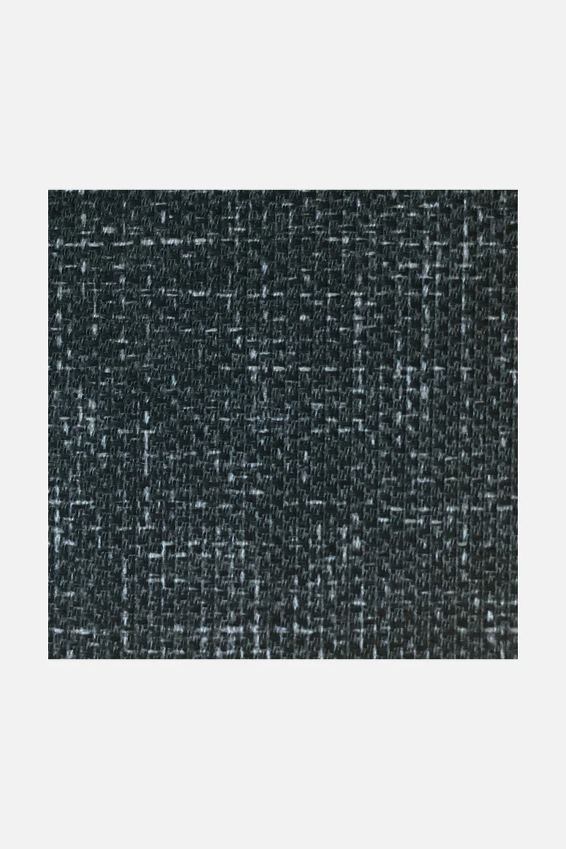 Jute-Haptik Mono Obsidian Teppich