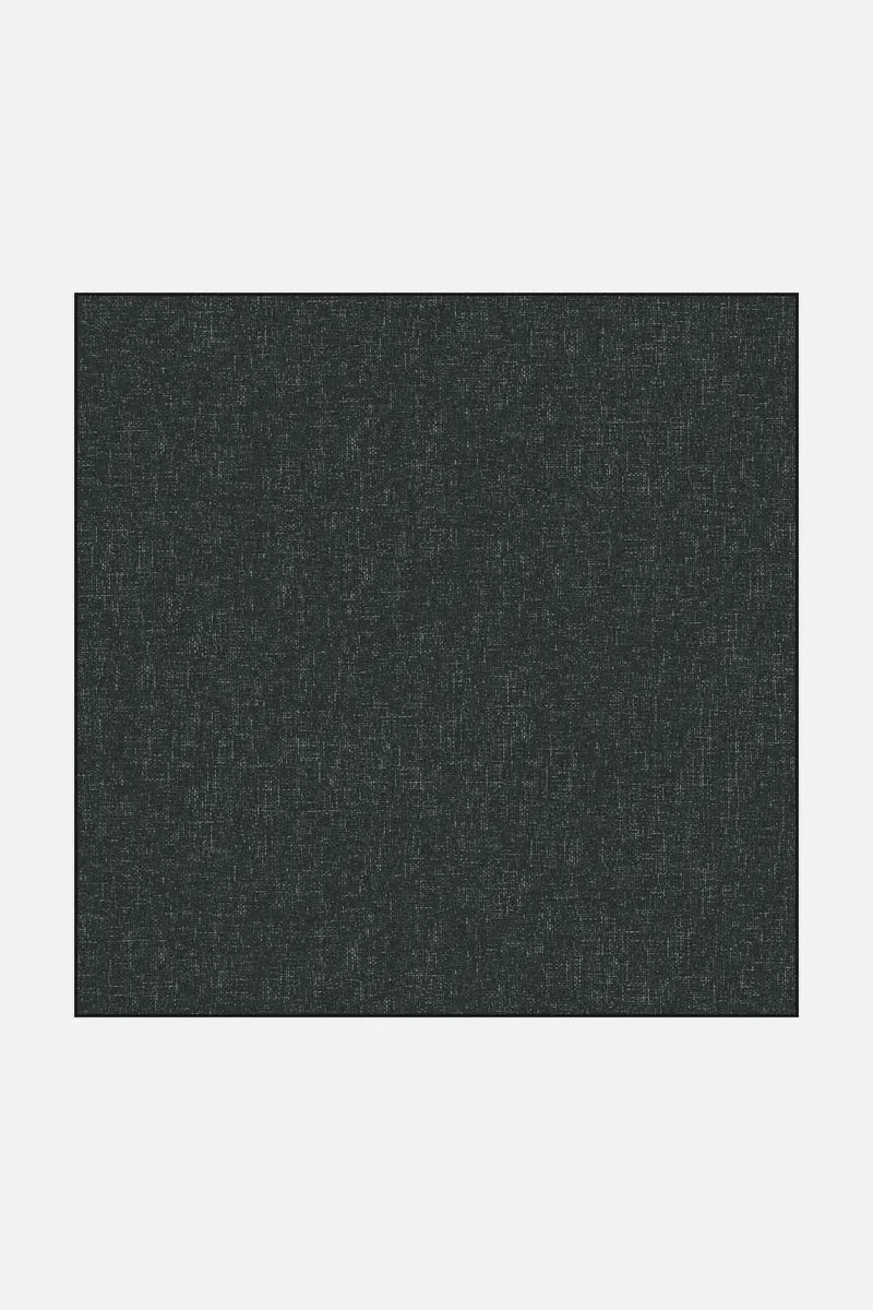 Jute-Haptik Mono Obsidian Teppich